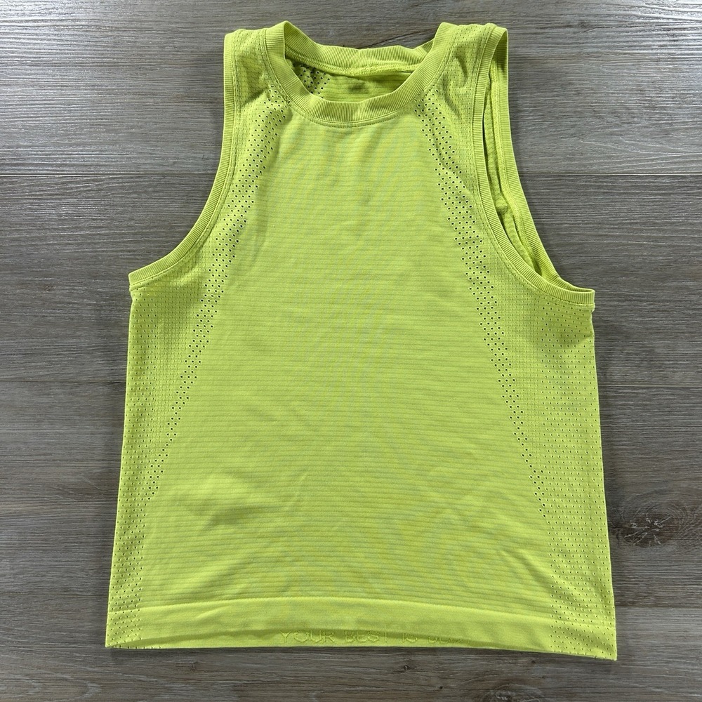 Lululemon Size 4 Swiftly Tech Tank Top 2.0 Neon Yellow Tenniscore Pickleball